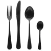 Menagere 16pcs inox noir manche