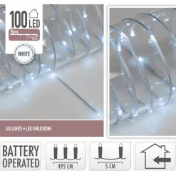 Microled 100 led a pile blanc fr