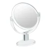 Miroir sur pied double face