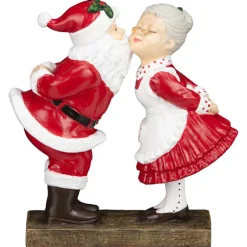 Mr et mme pere noel h19cm
