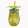 Mug ananas avec paille 0.5l