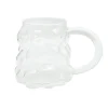 Mug bulles relief en verre