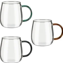 Mug en verre fond damier