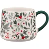 Mug fleuri noel 350ml