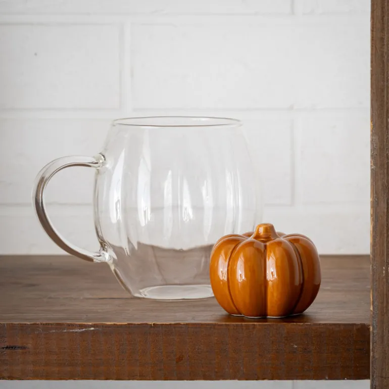 Mug pumkin en verre