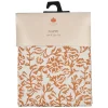 Nappe floral ochre/ecru 140x240c