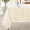 Nappe shiny raye dore 140x300cm