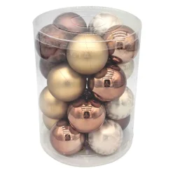 Pack de 20 boules 60mm moka