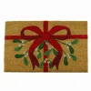 Paillasson de noel noeud 40x60