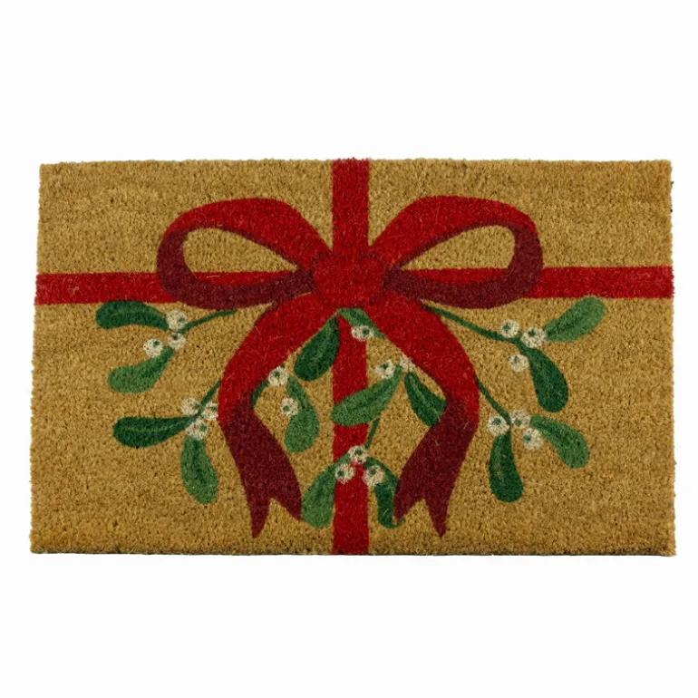 Paillasson de noel noeud 40x60