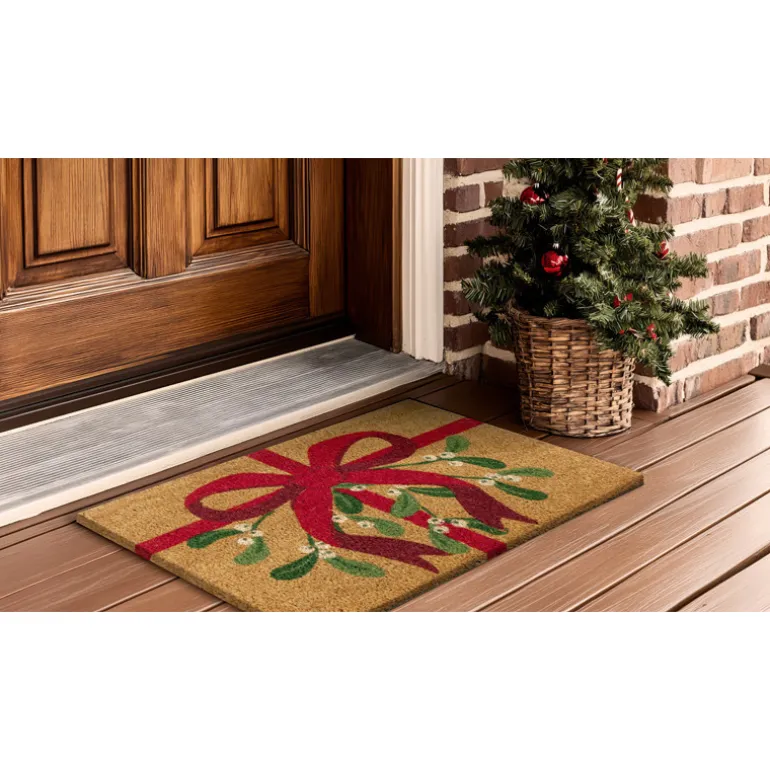 Paillasson de noel noeud 40x60