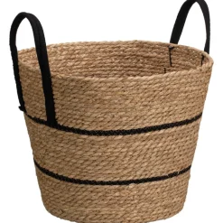 Panier bicolore avec poignees