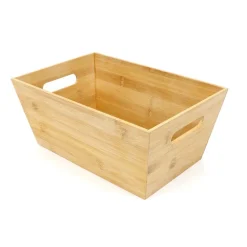 Paniere 2 anses bambou 30x20cm