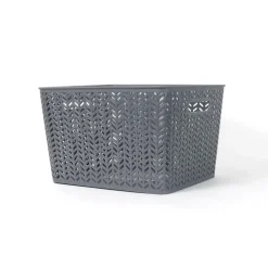 Paniere chevron l 35x29x22cm