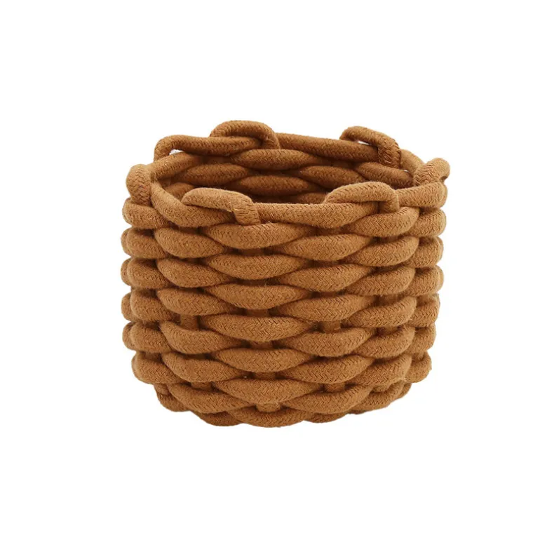 Paniere de rangement en corde ma