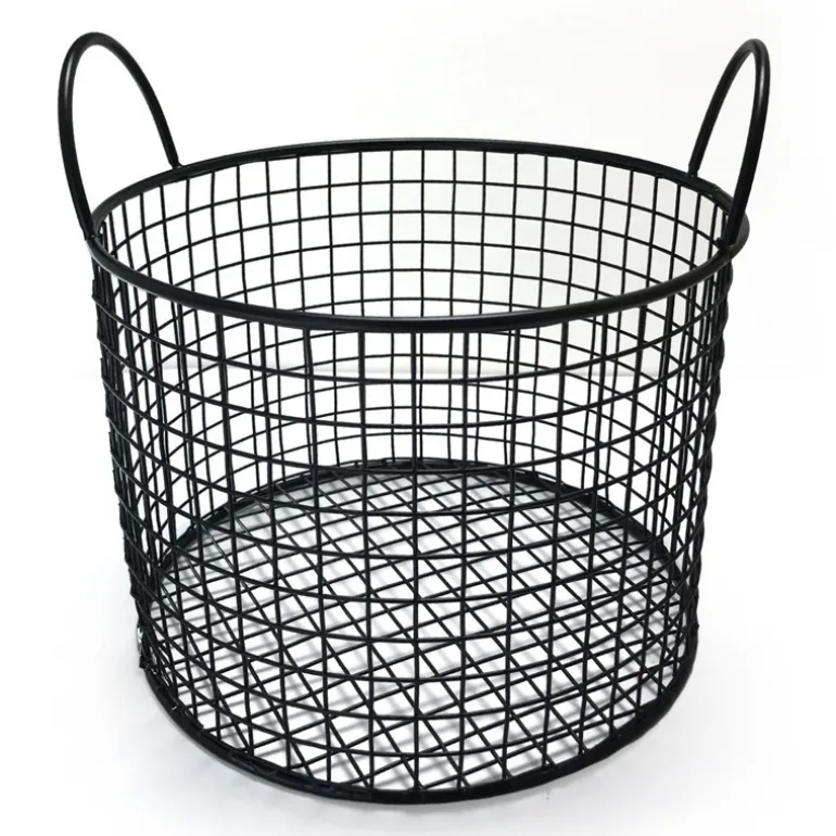Paniere ronde avec poignees