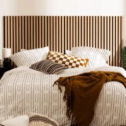 Panneau decoratif tasseaux bois