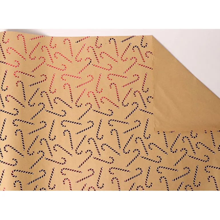 Papier cadeau enfant kraft et fo