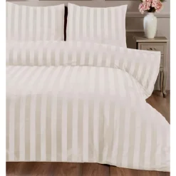 Parure 260x240 velours ecru