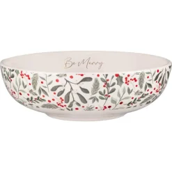 Pasta bol fleuris noel