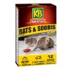 Pates anti rats et souris 12x10g