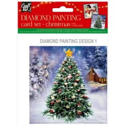 Peinture diamant noel 13x13cm
