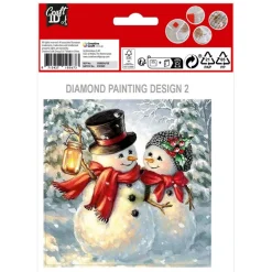 Peinture diamant noel 13x13cm