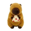 Peluche capybara pizza