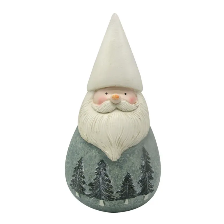 Pere noel deco vert sauge