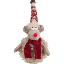 Petit souris noel deco a suspend