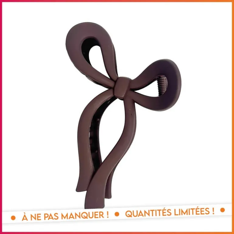 Pince cheveux noeud brown