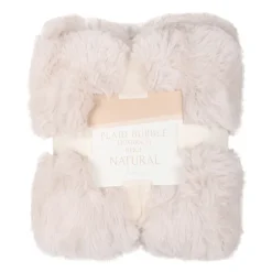 Plaid bubble beige 130x160cm