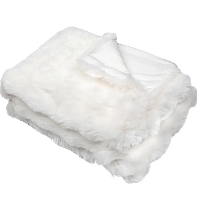 Plaid bubble creme 130x160cm