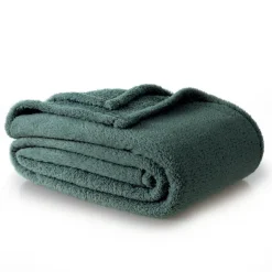 Plaid cosy 200x240cm vert