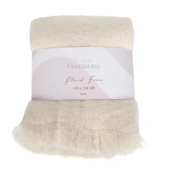 Plaid fara 130x160cm beige