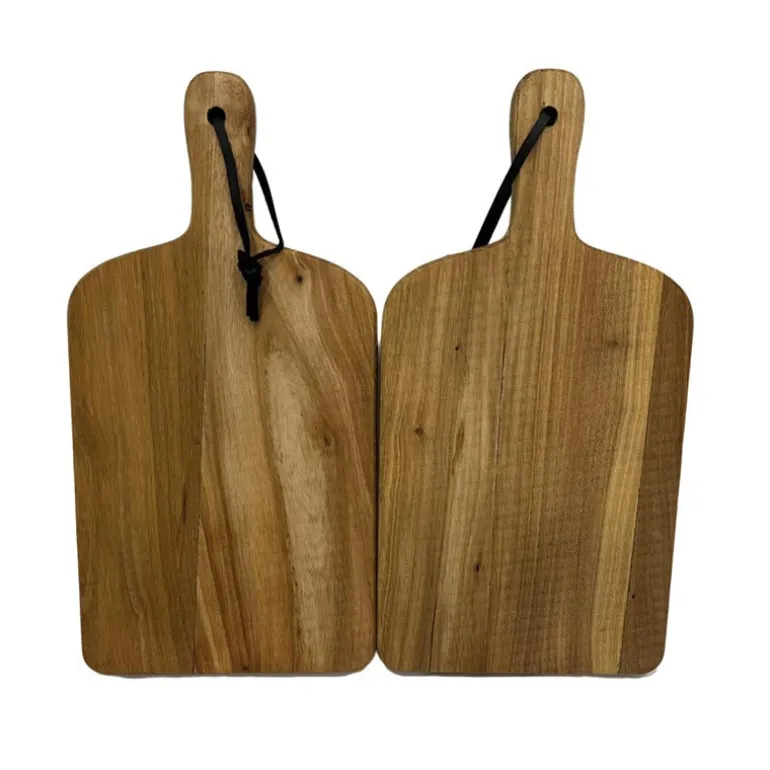 Planchette rect acacia x2