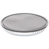 Plat tarte verre + couv d27cm