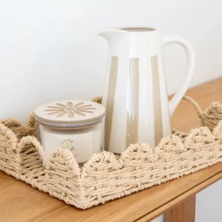 Plateau rectangle feston