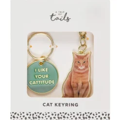 Porte cle effigie chat- gift box
