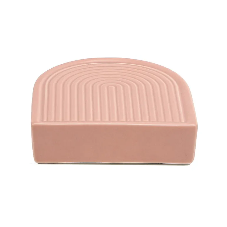 Porte savon arche rose