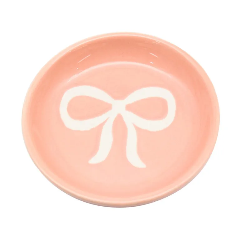 Porte savon noeud rose