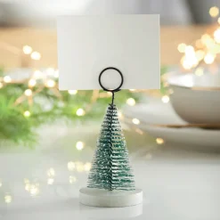 Porte-nom sapin vert x6