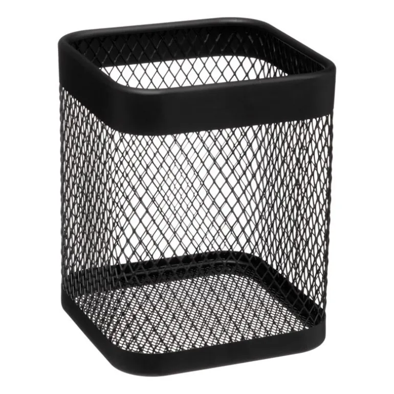 Pot ustensile metal noir