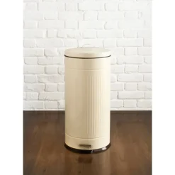 Poubelle a pedale 30 l nervure