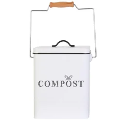 Poubelle de compostage metal bla