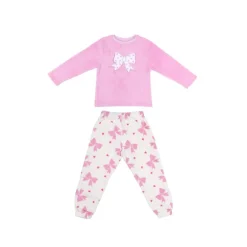 Pyjama fille polare nAud rose