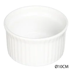 Ramequin ceramique blanc d9cm