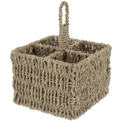 Range couvert carre en herbe de