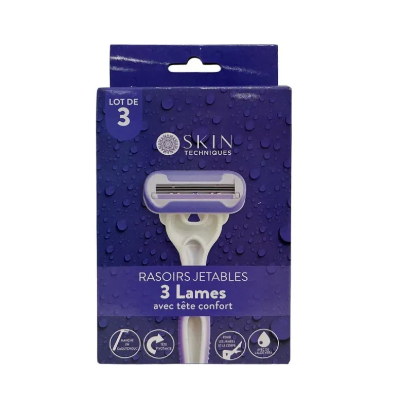 Rasoirs 3 lames x3 femme