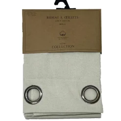 Rideau Aillets coton 140x240cm b